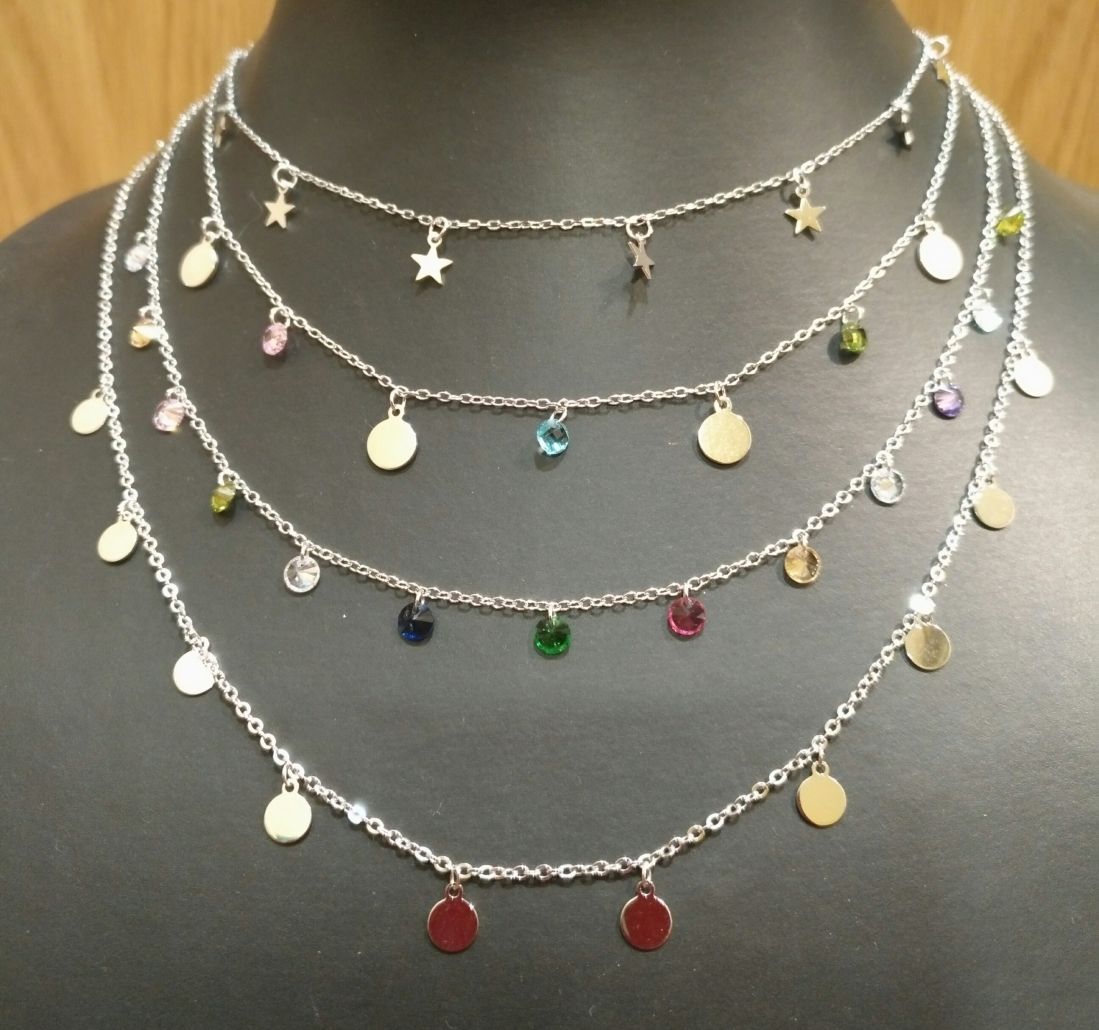 Gargantillas plata