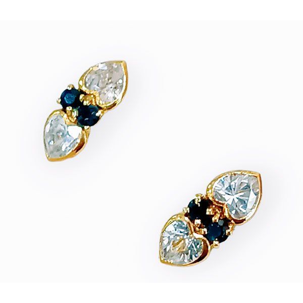 Pendientes Oro 18 KT con Corazones