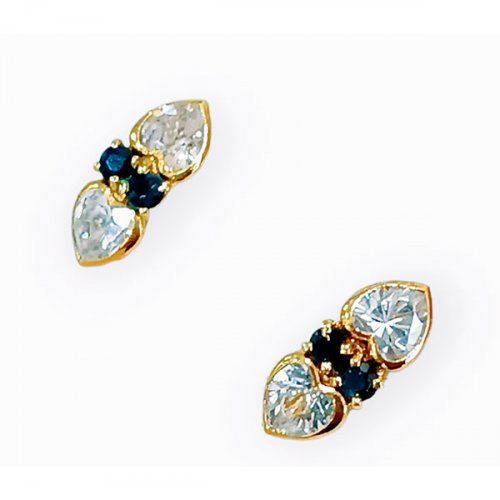 Pendientes Oro 18 KT con Corazones